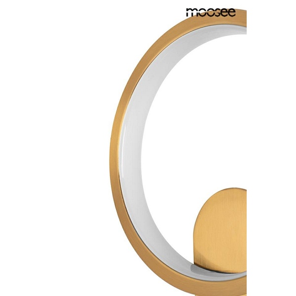 Lampa ścienna COMO złota - Moosee