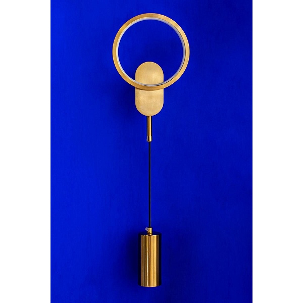 Lampa ścienna COMO złota - Moosee