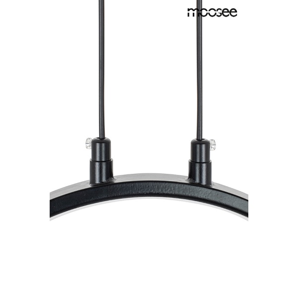 Lampa wisząca ALURE LINE TWIN 90 czarna - Moosee