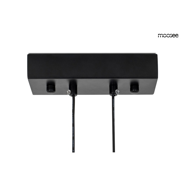 Lampa wisząca ALURE LINE TWIN 90 czarna - Moosee