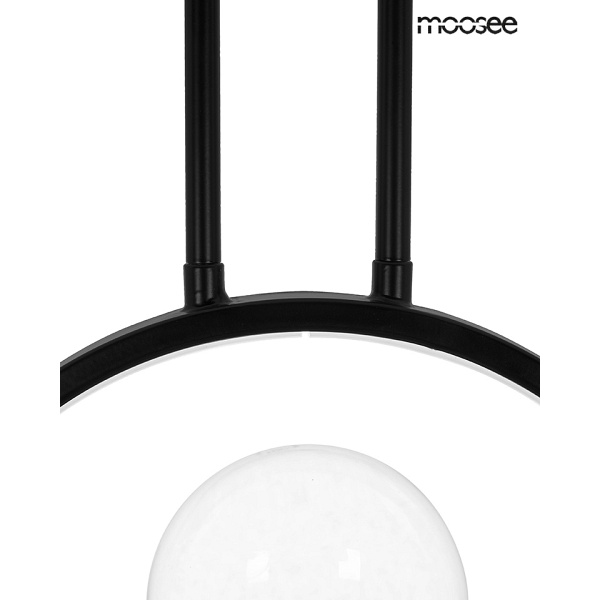 Lampa wisząca ALURE LINE TWIN 120 czarna - Moosee