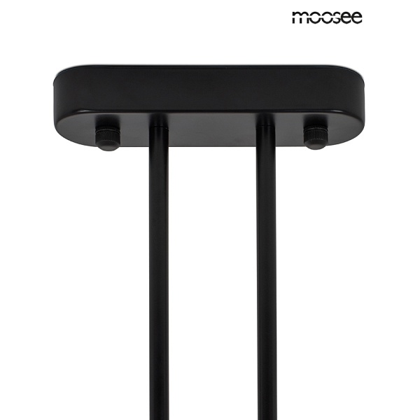 Lampa wisząca ALURE LINE TWIN 120 czarna - Moosee