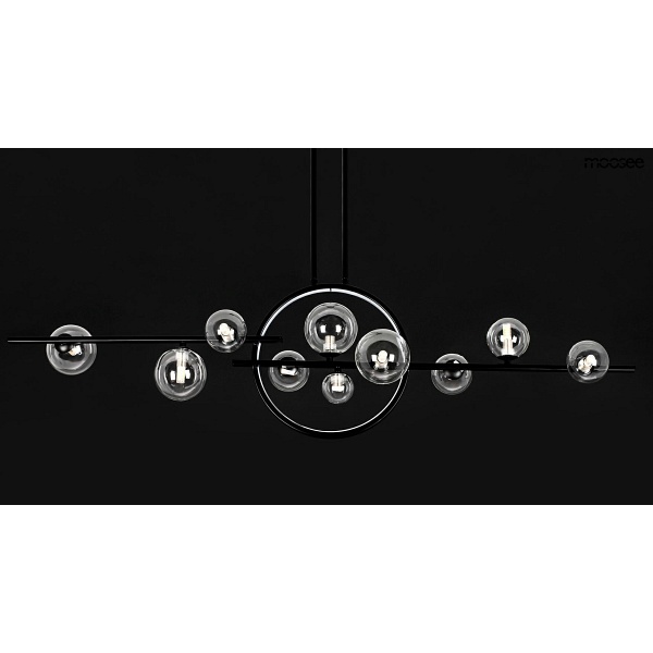 Lampa wisząca ALURE LINE TWIN 120 czarna - Moosee