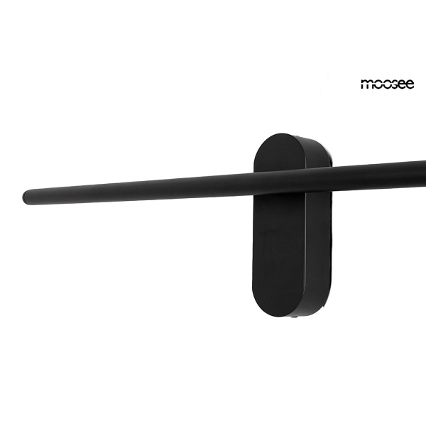 Lampa ścienna TOBIA czarna - Moosee