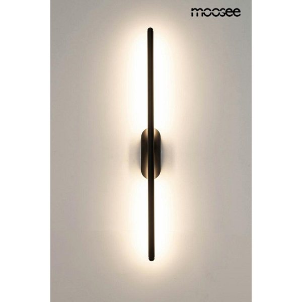Lampa ścienna TOBIA czarna - Moosee
