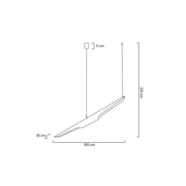 MOOSEE lampa wisząca CONTEO biała - Moosee