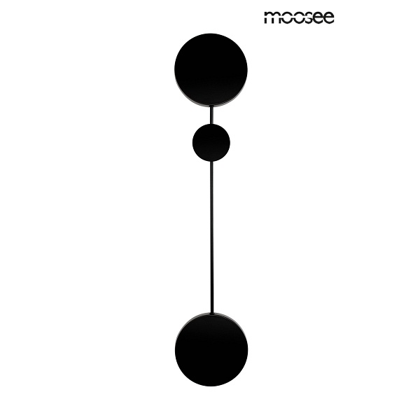 Lampa ścienna SHADOW 2 czarna - Moosee