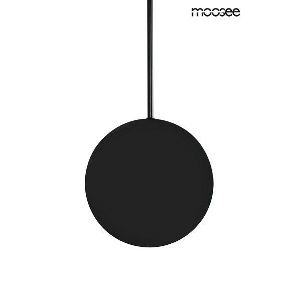 Lampa ścienna SHADOW 6 czarna - Moosee