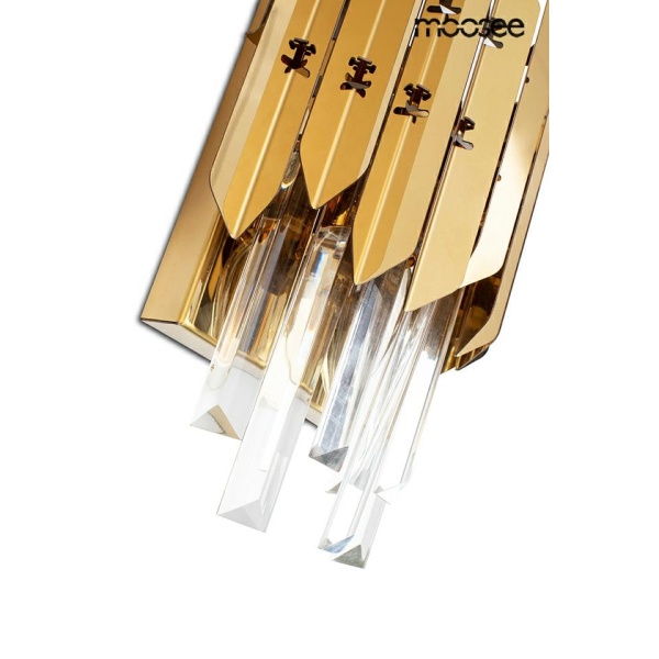 Lampa ścienna MAJESTIC złota - Moosee