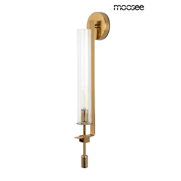 MOOSEE lampa ścienna BORGIA złota - Moosee