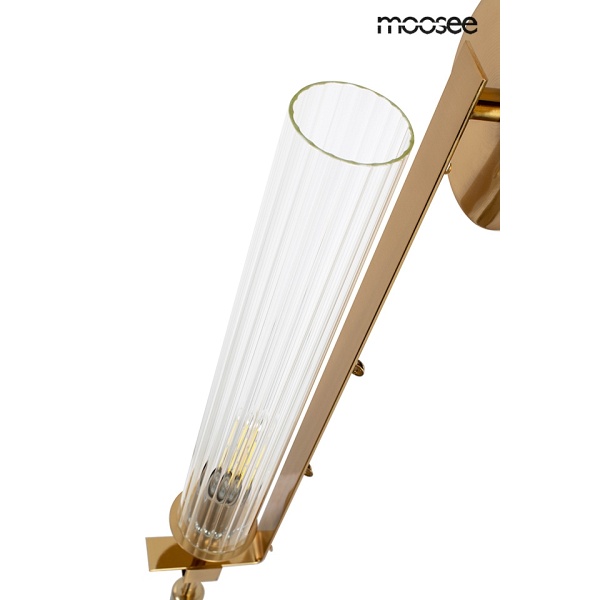 MOOSEE lampa ścienna BORGIA złota - Moosee