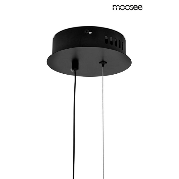 Lampa wisząca CIRCULO 60 czarna - Moosee
