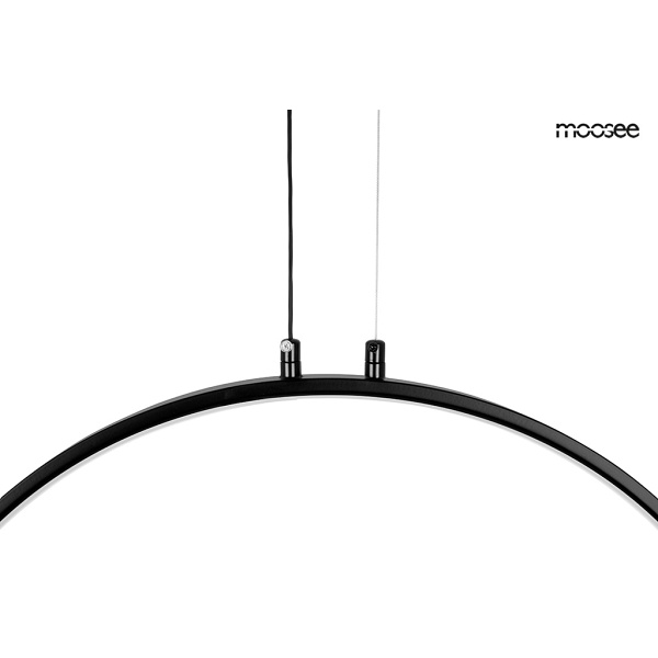 Lampa wisząca CIRCULO 80 czarna - Moosee