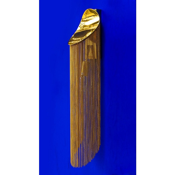 Lampa ścienna LAMBADA łańcuszki złota - Moosee