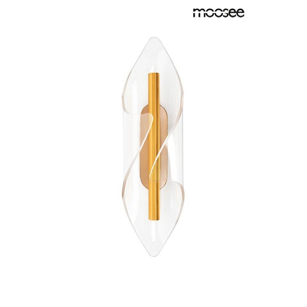 Lampa ścienna FROST złota - Moosee