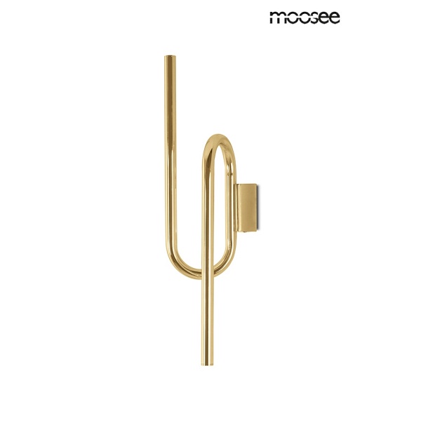 Lampa ścienna MACAROON złota - Moosee
