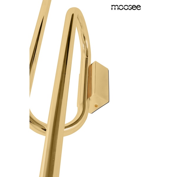 Lampa ścienna MACAROON złota - Moosee