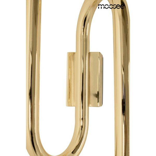 Lampa ścienna MACAROON złota - Moosee