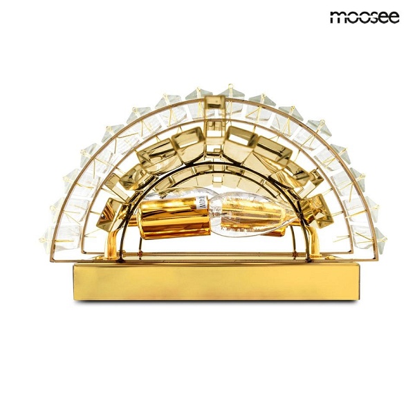 Lampa ścienna TOWERS złota - Moosee