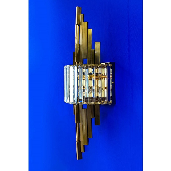 Lampa ścienna TOWERS złota - Moosee