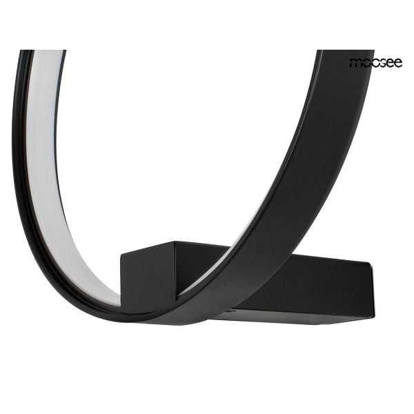 Lampa ścienna CIRCLE WALL czarna - Moosee