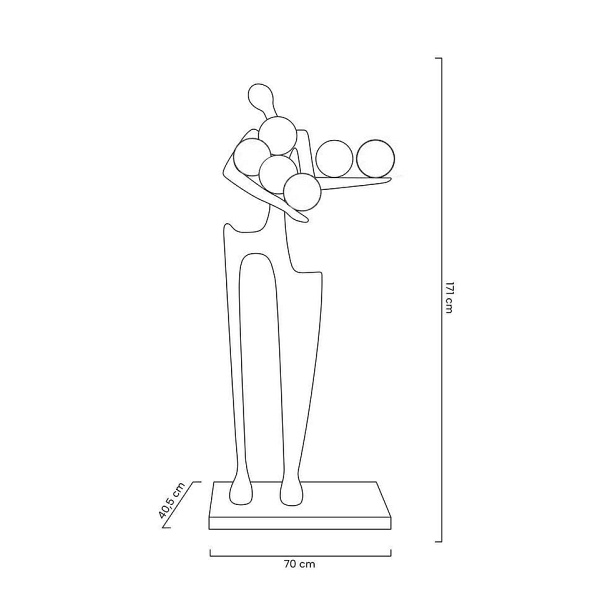 Lampa podłogowa HUMAN DREAMER czarna - Moosee