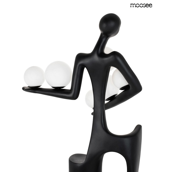Lampa podłogowa HUMAN DREAMER czarna - Moosee