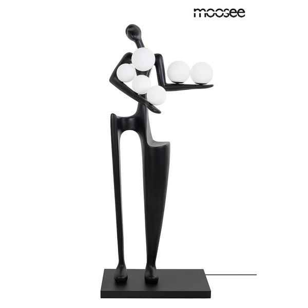 Lampa podłogowa HUMAN DREAMER czarna - Moosee