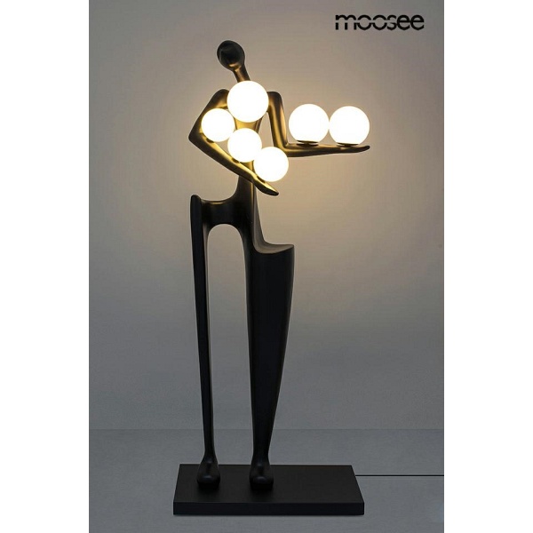 Lampa podłogowa HUMAN DREAMER czarna - Moosee