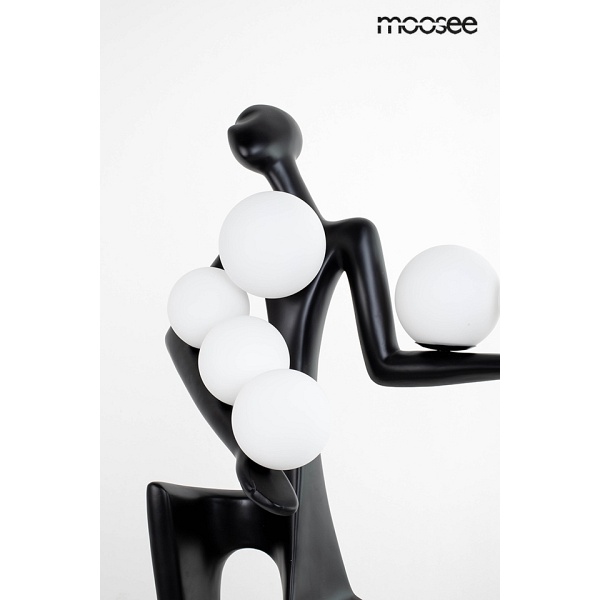 Lampa podłogowa HUMAN DREAMER czarna - Moosee