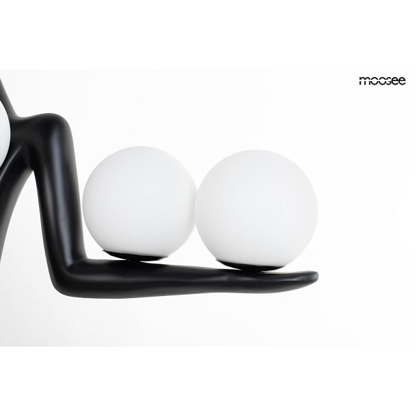 Lampa podłogowa HUMAN DREAMER czarna - Moosee