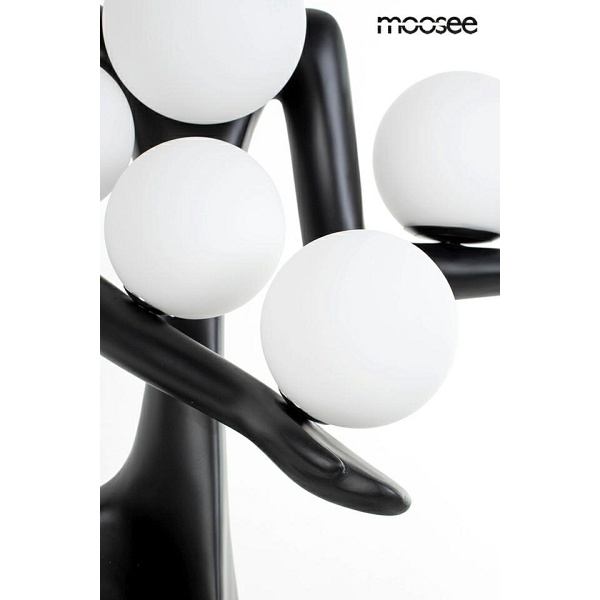 Lampa podłogowa HUMAN DREAMER czarna - Moosee