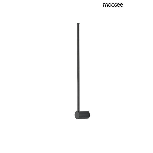 Lampa ścienna OMBRE 80 czarna - Moosee
