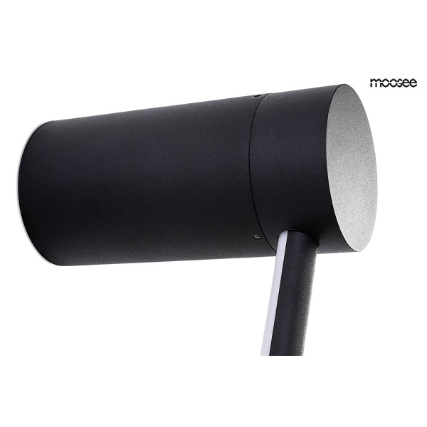 Lampa ścienna OMBRE 80 czarna - Moosee
