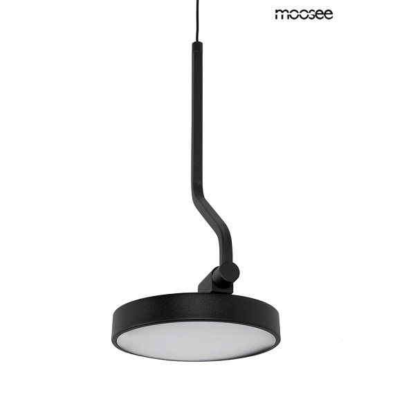 Lampa ścienna FLAT czarna - Moosee