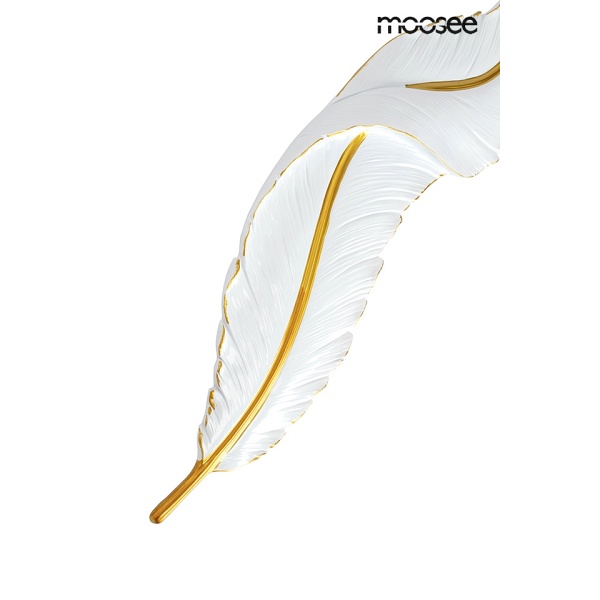 Lampa ścienna IKAR 60 biała / złota - Moosee