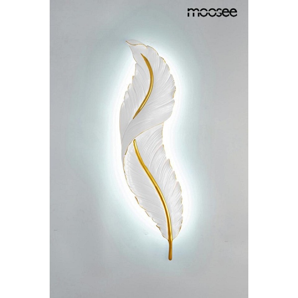 Lampa ścienna IKAR 60 biała / złota - Moosee