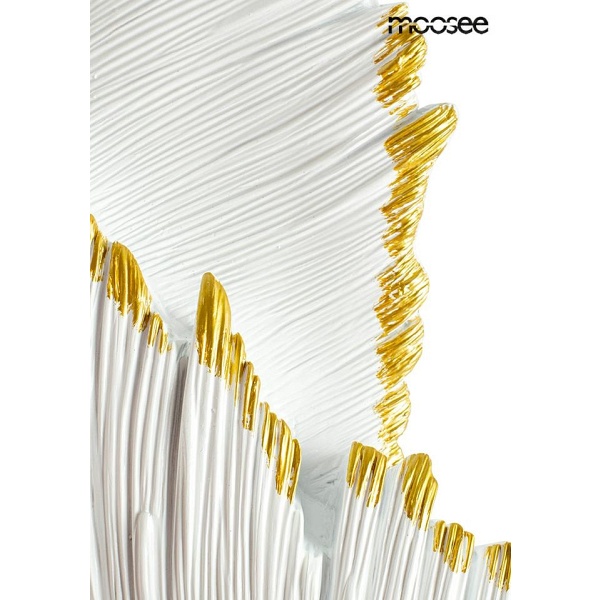 Lampa ścienna PIÓRKO biała / złota - Moosee