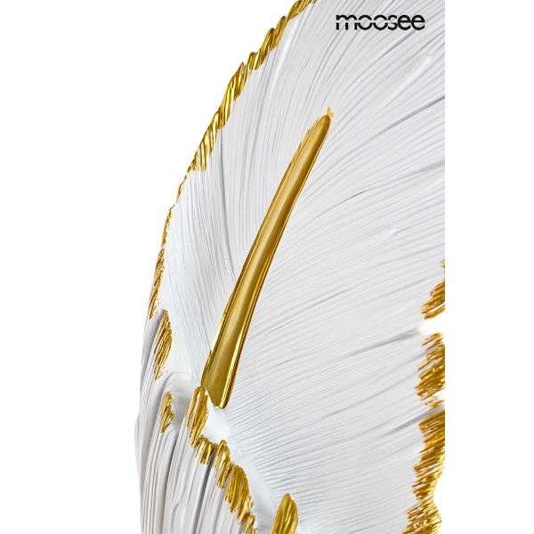 Lampa ścienna PIÓRKO biała / złota - Moosee