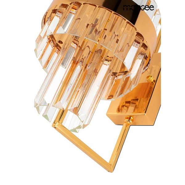 Lampa ścienna IMPERO złota - Moosee