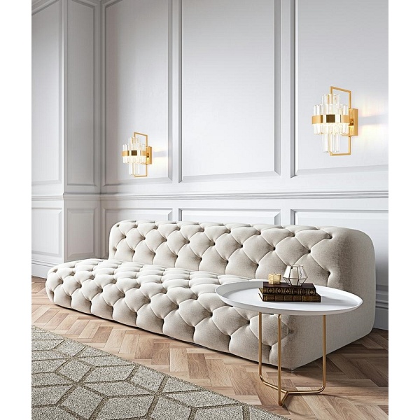 Lampa ścienna IMPERO złota - Moosee