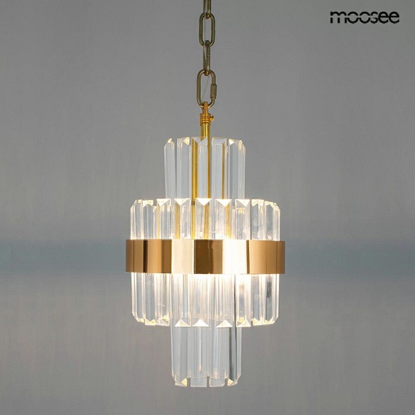 Lampa wisząca IMPERO złota - Moosee