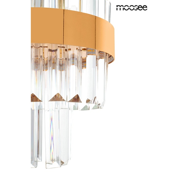 Lampa wisząca IMPERO złota - Moosee