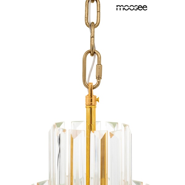 Lampa wisząca IMPERO złota - Moosee