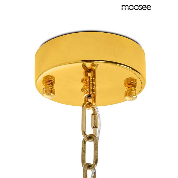 Lampa wisząca IMPERO złota - Moosee