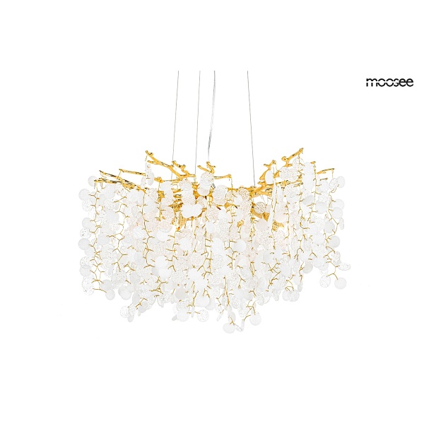 Lampa wisząca RIVIERA 60 złota - Moosee