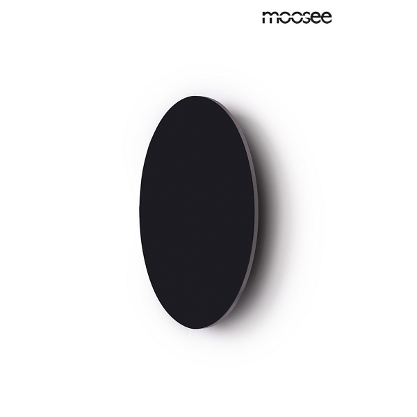 Lampa ścienna SHADOW SUN 25 czarna - Moosee