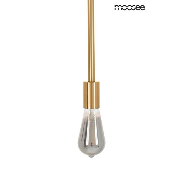 Lampa ścienna RIVA złota - Moosee