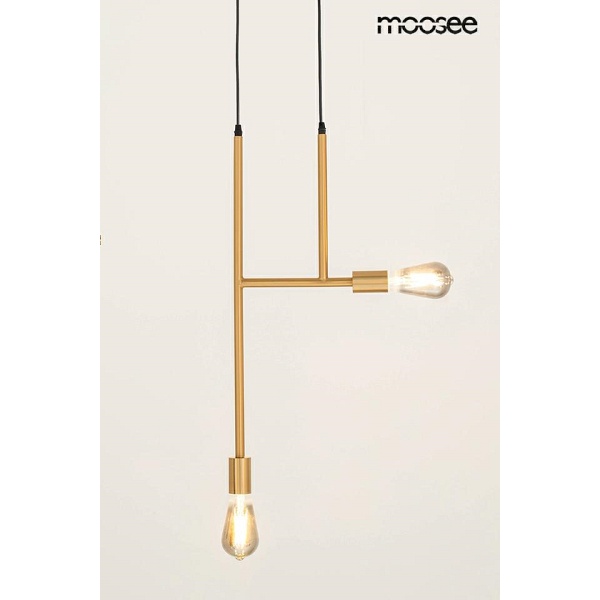 Lampa wisząca RIVA 2 złota - Moosee