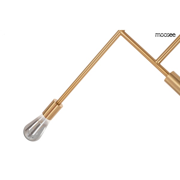 Lampa wisząca RIVA 2 złota - Moosee